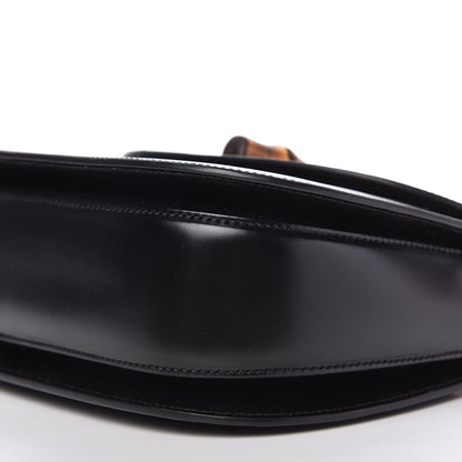 Gucci Calfskin Plexiglass Medium Classic 2 Top Handle Bag Black 7 of 10