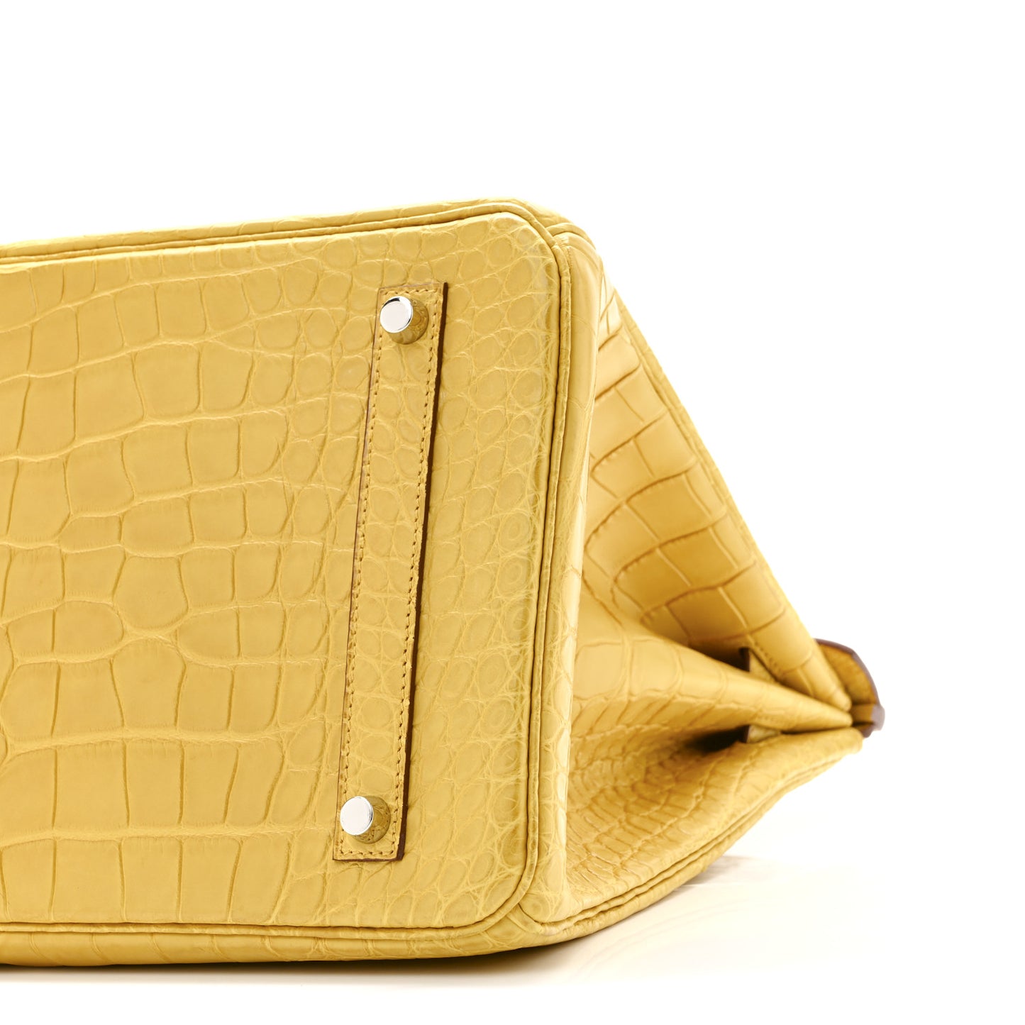 Matte Alligator Birkin 35 Jaune Ambre