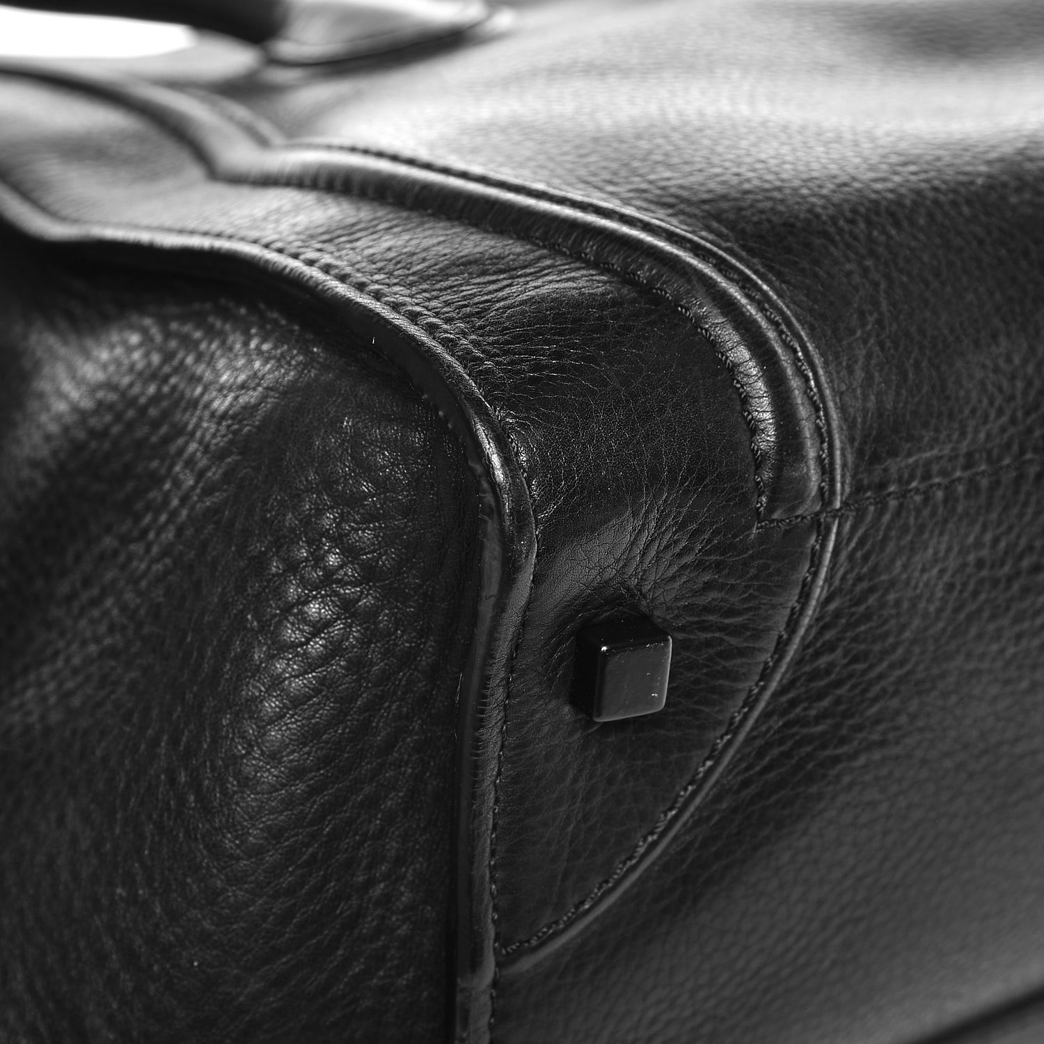 Celine Supple Calfskin Medium Phantom Luggage Black 14 of 17