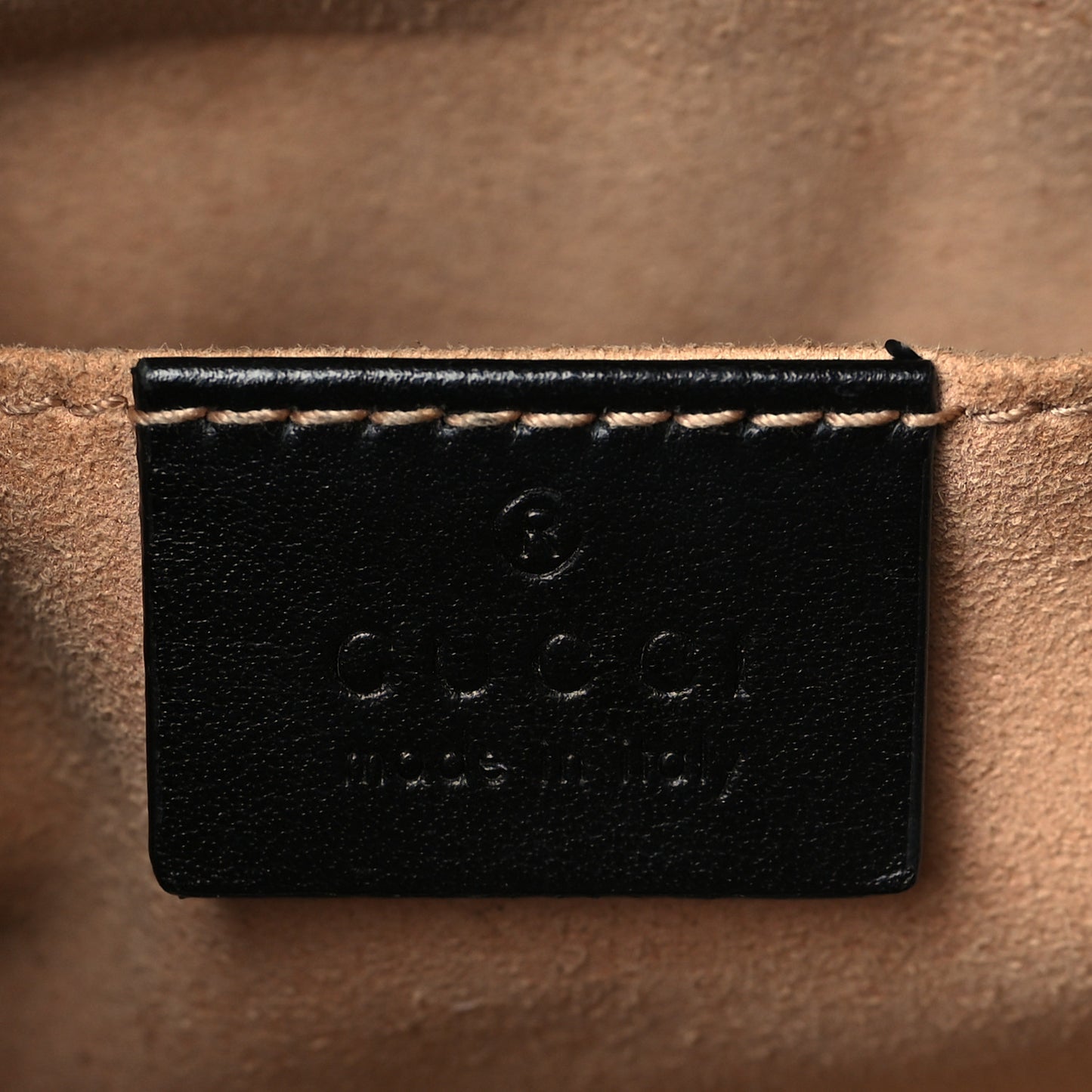 Calfskin Matelasse Mini GG Marmont Chain Shoulder Bag Black