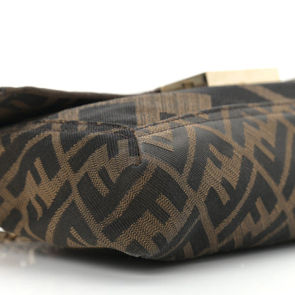 Fendi Zucca Maxi Baguette Bag Tobacco 10 of 12