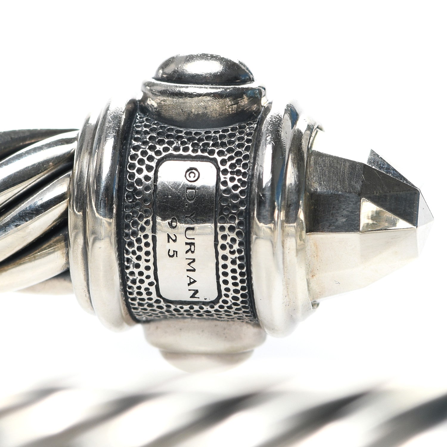 David Yurman Sterling Silver 10mm Renaissance Cable Bracelet 4 of 4
