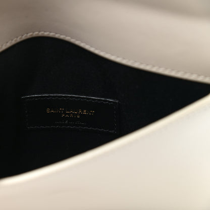 Saint Laurent Smooth Shiny Calfskin Uptown Baby Pouch Crema Soft 6 of 6