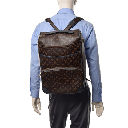 Louis Vuitton Monogram Cuir Slate Backpack Blue 2 of 10