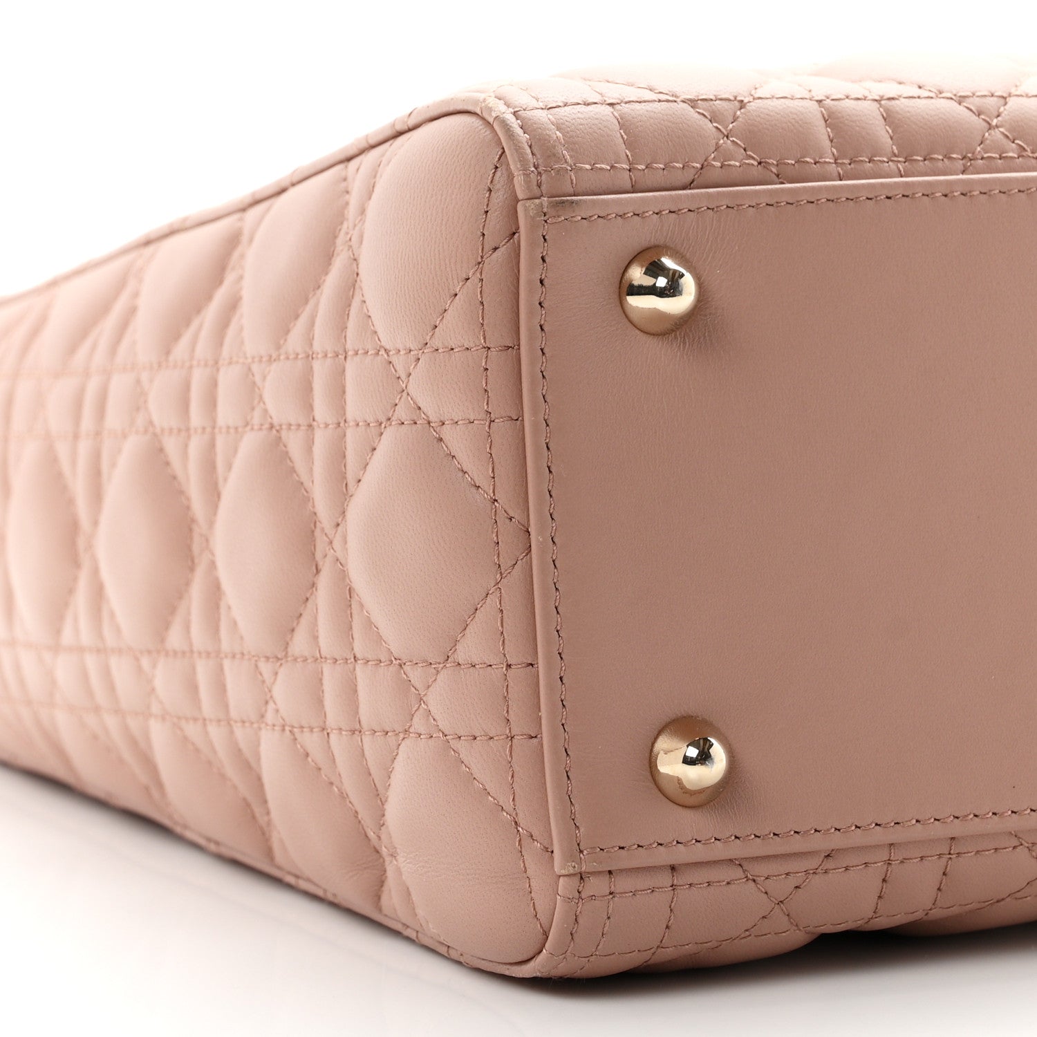 Christian Dior Lambskin Cannage Large Lady Dior Fard 9 of 11