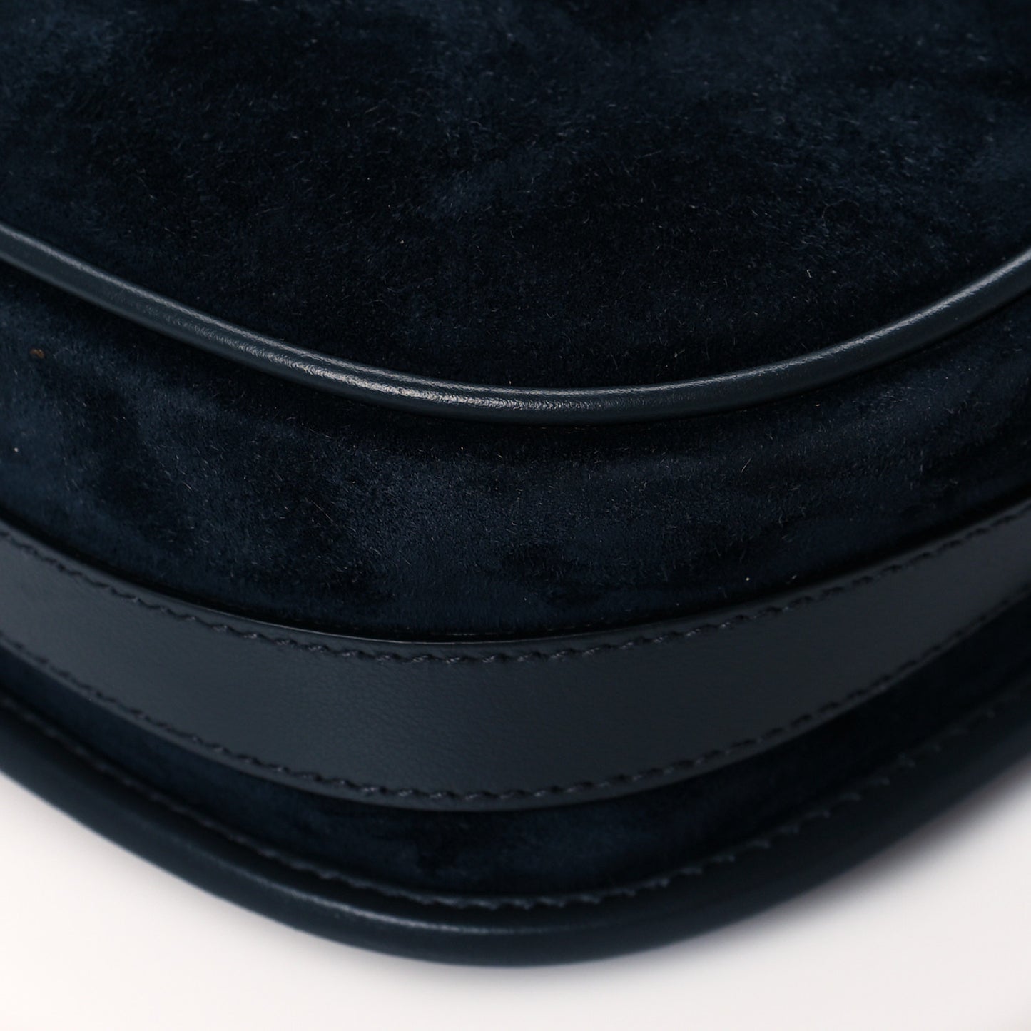 Suede Medium Bobby Flap Navy