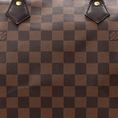 Louis Vuitton Damier Ebene Speedy 30 7 of 9