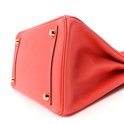 Hermes Epsom Birkin 30 Rouge Pivoine 10 of 10