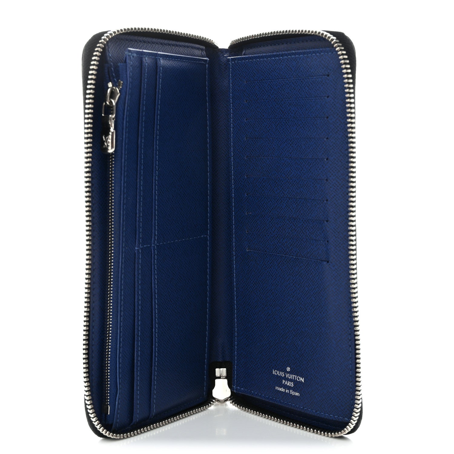 Louis Vuitton Taigarama Vertical Zippy Wallet Cobalt 5 of 10