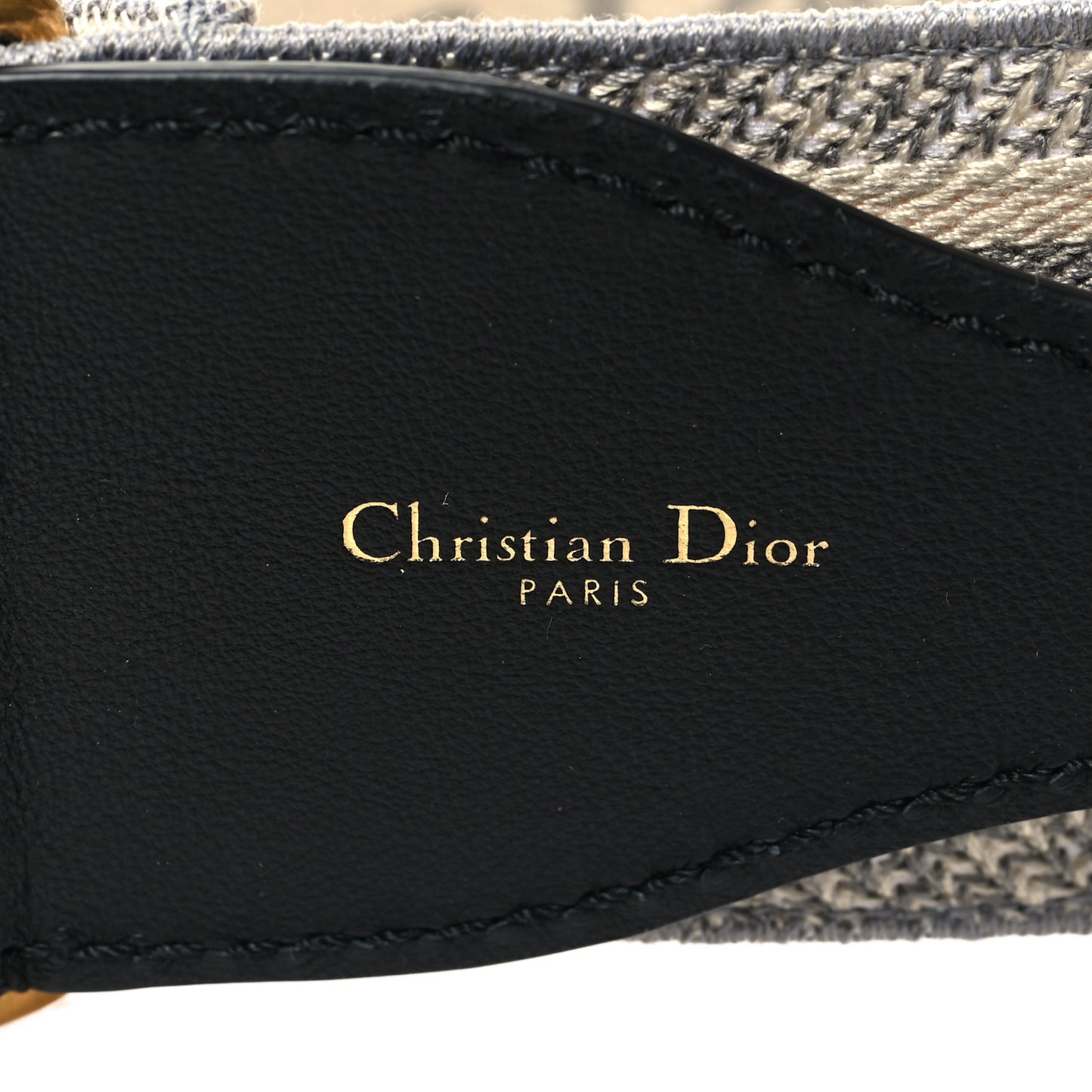 Canvas Embroidered Large Book Belt 80 32 Grey Multicolor