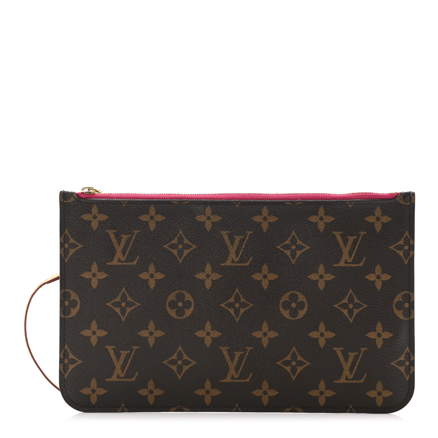 Louis Vuitton Monogram Neverfull MM GM Pochette Fuchsia 1 of 11
