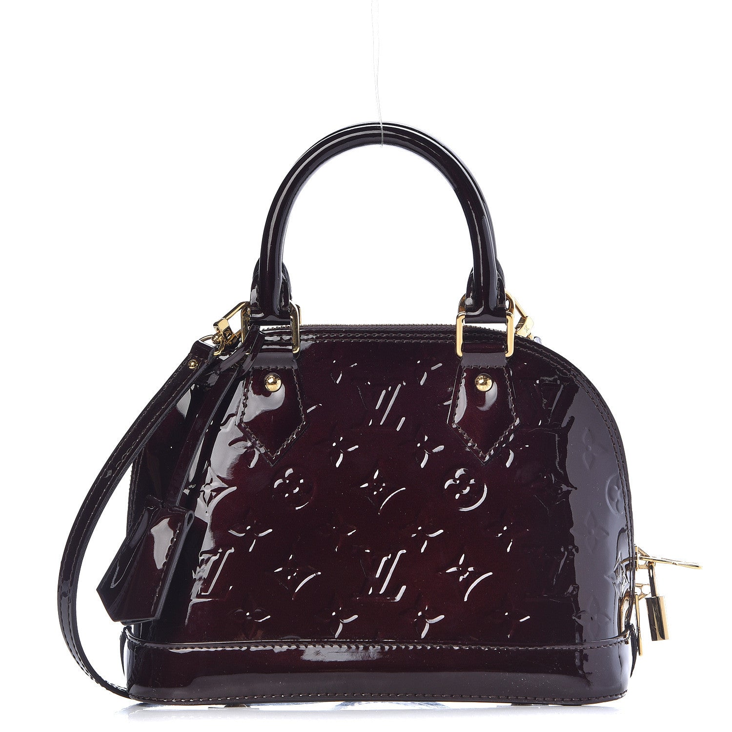 Louis Vuitton Vernis Alma BB Amarante 1 of 13