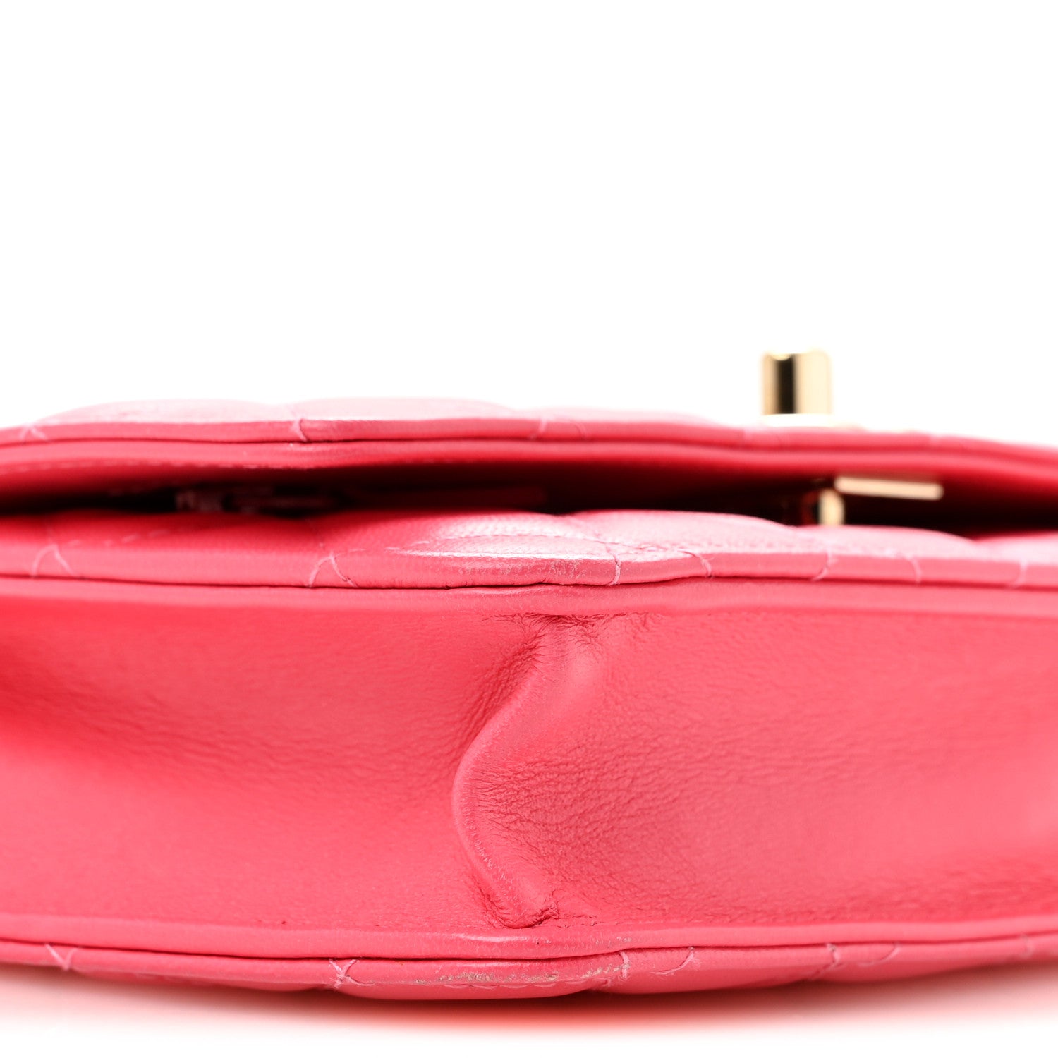 Chanel Lambskin Quilted Trendy CC Wallet On Chain WOC Pink 10 of 16