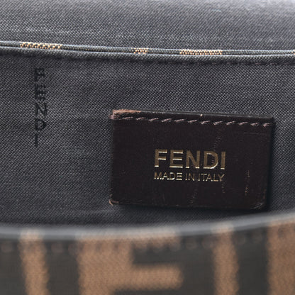 Fendi Zucca Vitello Artic Messenger Bag Tobacco Castagna 6 of 9