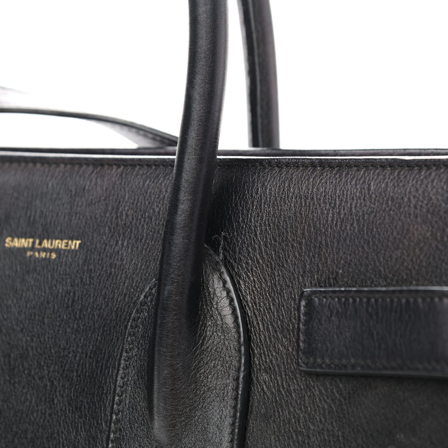 Calfskin Small Sac De Jour Black