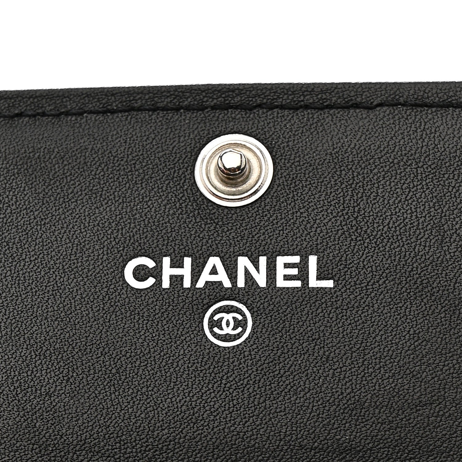 Chanel Caviar Sevruga Long Flap Wallet Black 6 of 12