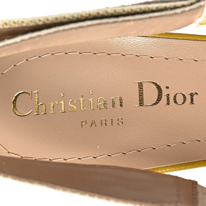 Christian Dior Technical Canvas Ribbon J'Adior Slingback 100mm Pumps 36.5 Dark Saffron 8 of 9