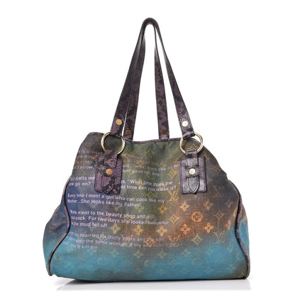 Louis Vuitton Monogram Karung Heartbreak Jokes Tote Violet 1 of 8