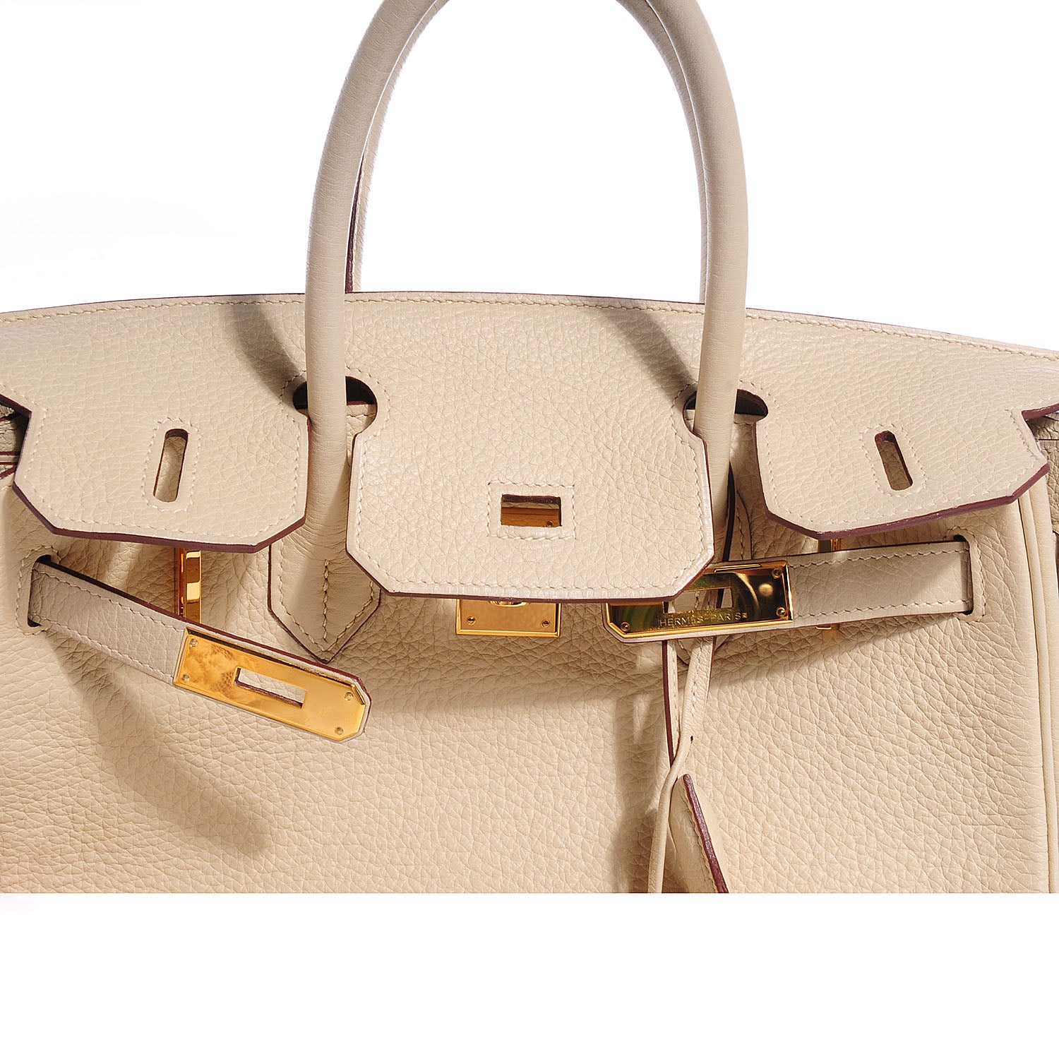 Hermes Taurillon Clemence Birkin 30 Parchemin 7 of 25