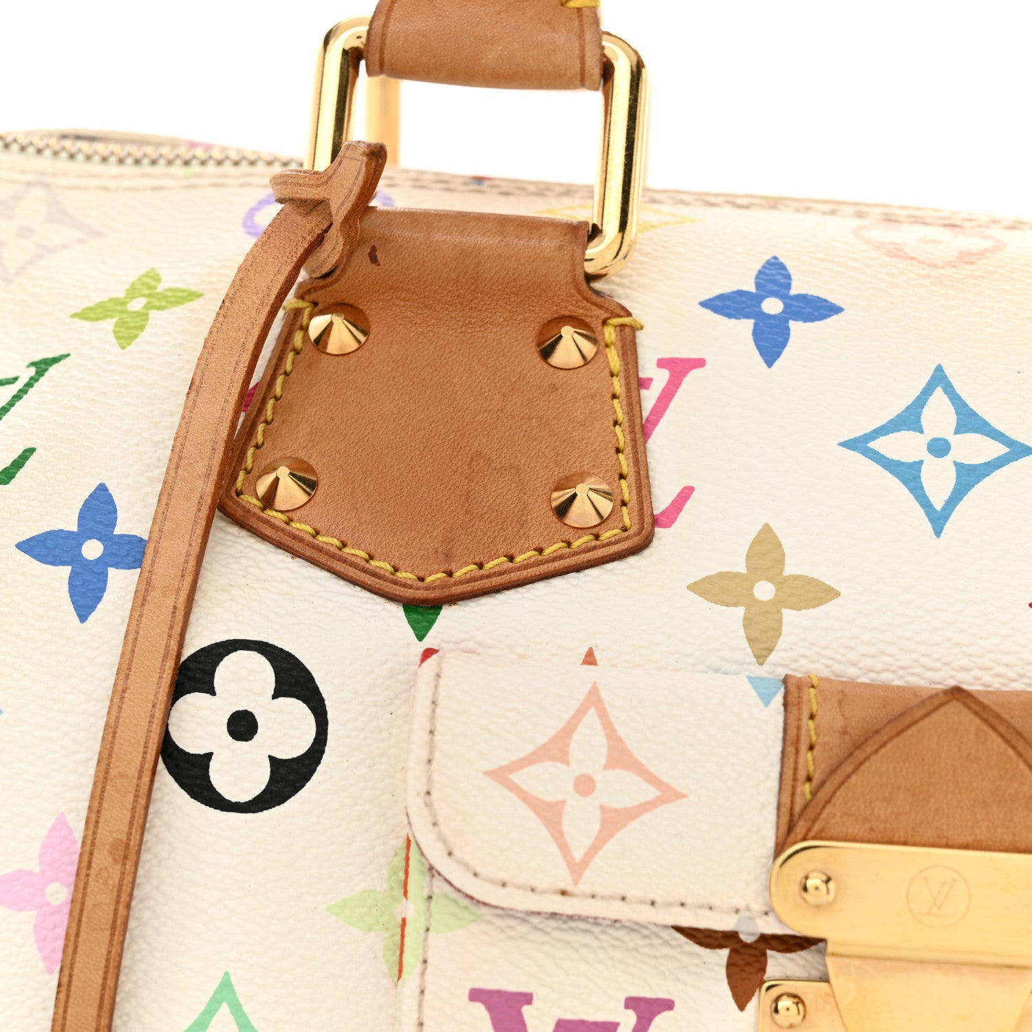 Louis Vuitton Monogram Multicolor Speedy 30 White 12 of 17