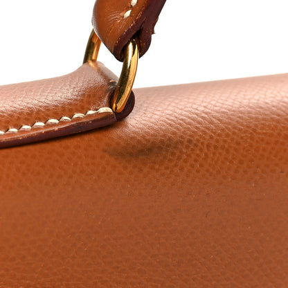 Hermes Courchevel Kelly Sellier 32 Gold 15 of 15