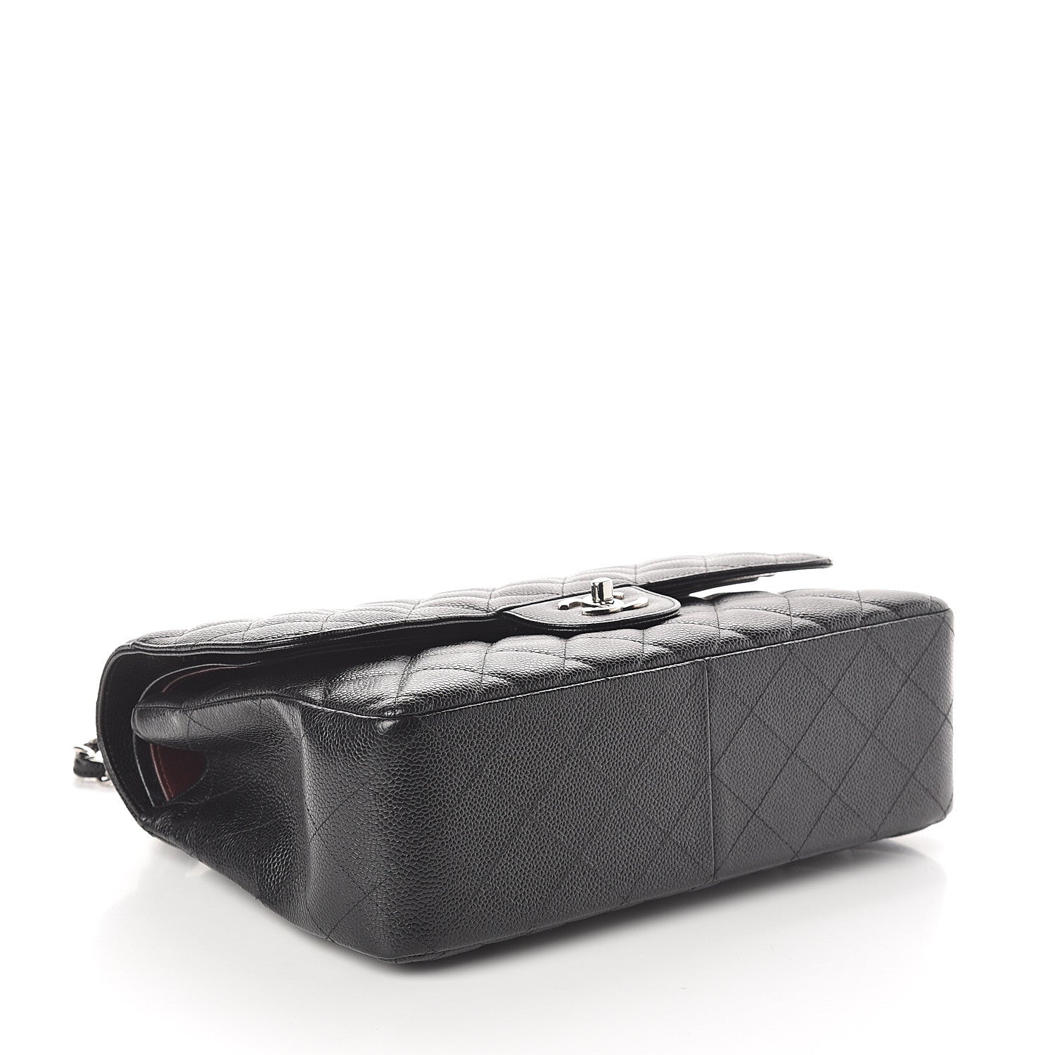 Chanel Caviar Quilted Jumbo Double Flap Black 3 of 9