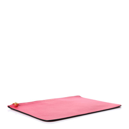 Alexander McQueen Calfskin Skull Zip Pouch Fuchsia 4 of 8