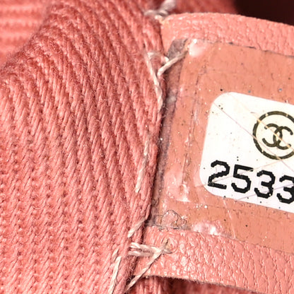 Chanel Canvas Large Deauville Backpack Pink 7 of 12
