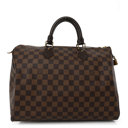 Louis Vuitton Damier Ebene Speedy 35 1 of 10