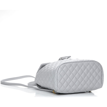 Chanel Lambskin Quilted Large Urban Spirit Backpack Grey 4 of 8