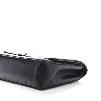 Chanel Lambskin Quilted Maxi Double Flap Black 12 of 15