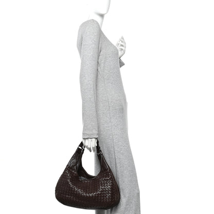Bottega Veneta Nappa Intrecciato Medium Campana Hobo Ebano 2 of 13