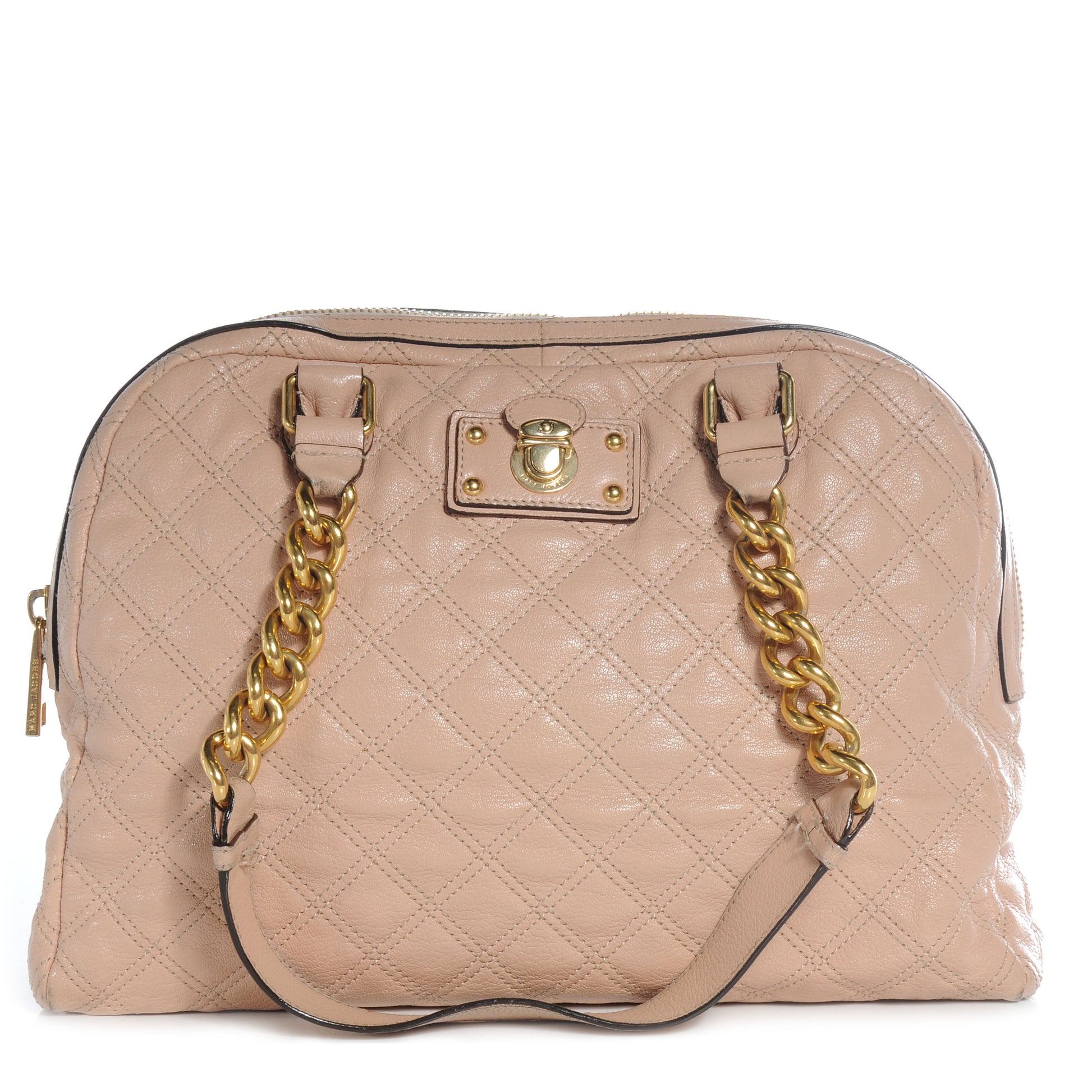Marc Jacobs Leather Quilted Karlie Satchel Petal 1 of 8