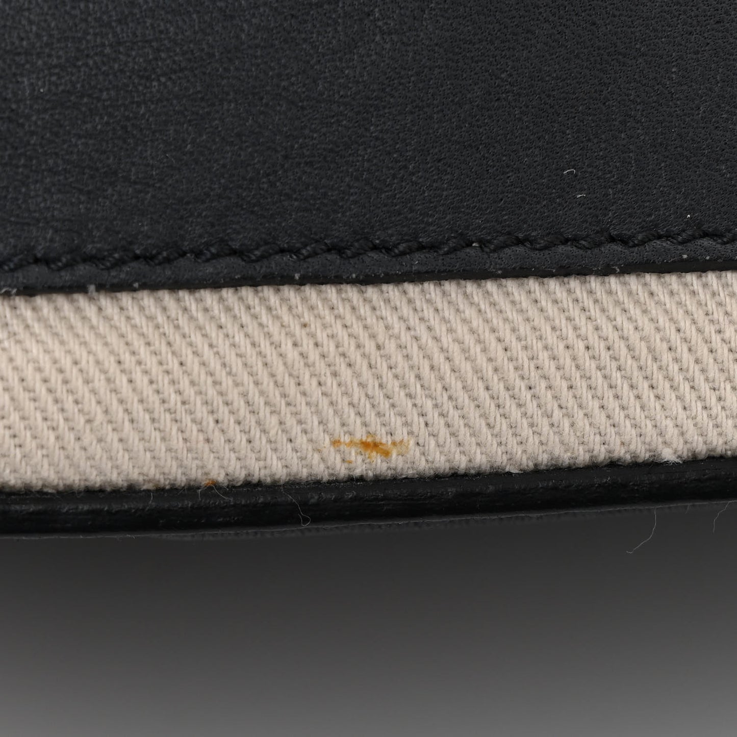 Calfskin Canvas Large Muse Two Grey