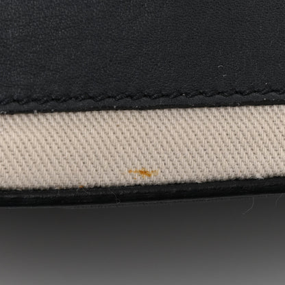 Saint Laurent Calfskin Canvas Large Muse Two Grey 12 of 12