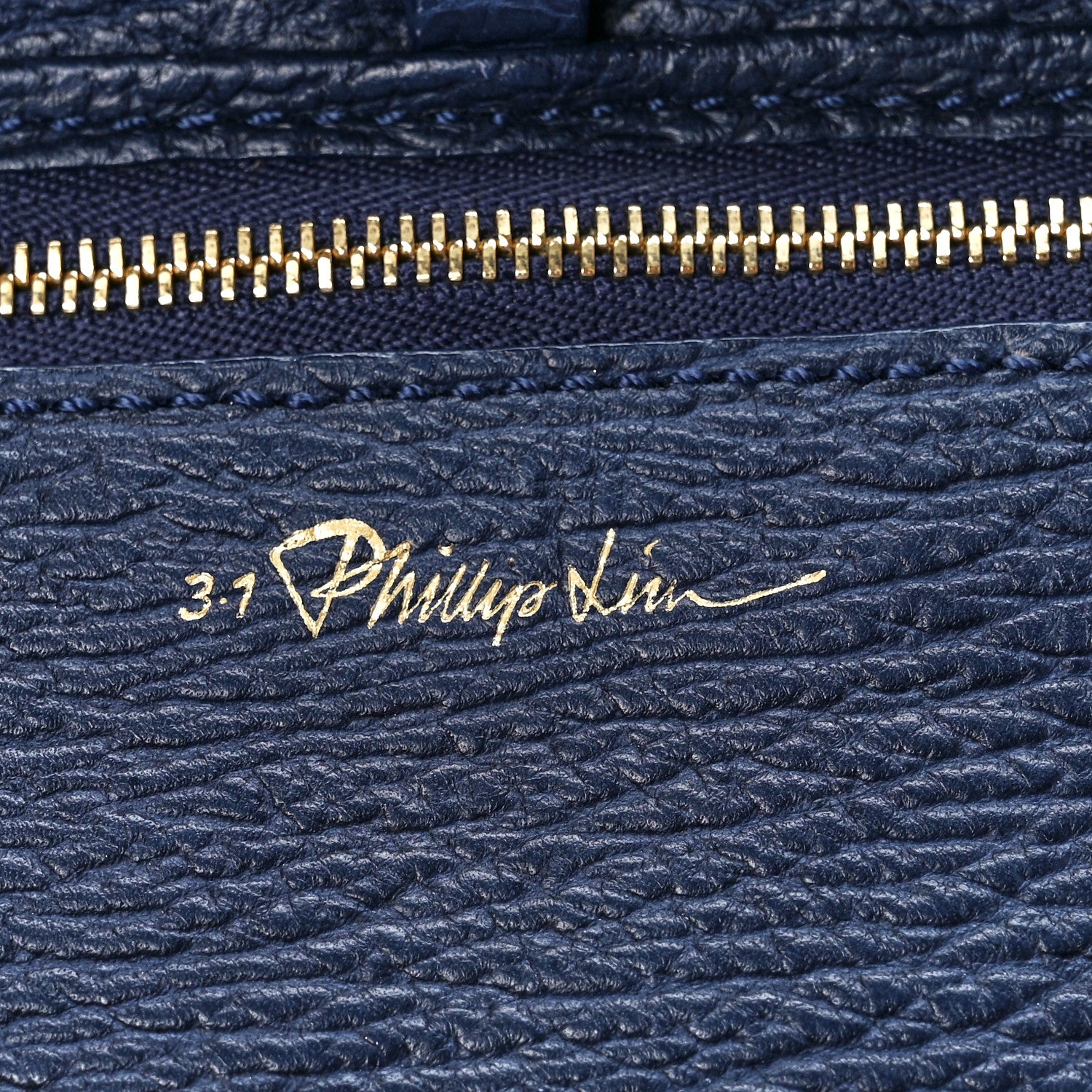 3.1 Phillip Lim Textured Calfskin Medium Pashli Satchel Ink 6 of 13