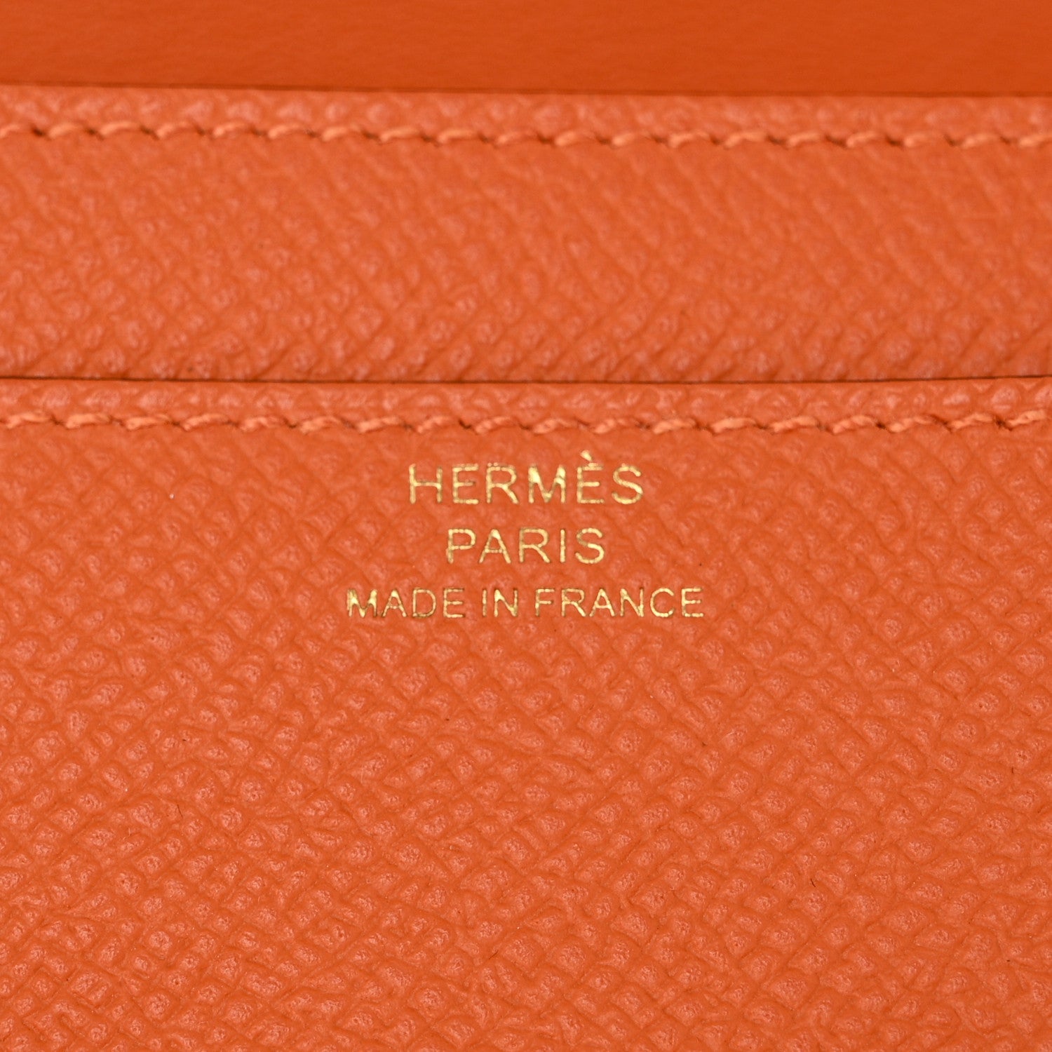 Hermes Epsom Constance Long Wallet To Go Wallet Orange 6 of 11