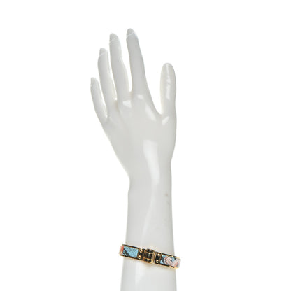Hermes Enamel Printed Astrologie a Pois Hinged Bracelet S Romantique 2 of 5