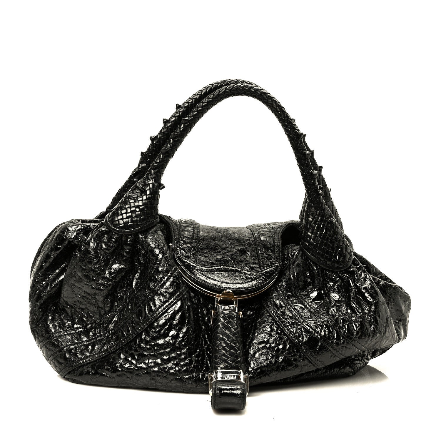 Fendi Nappa Nuvolata Spy Black 1 of 10
