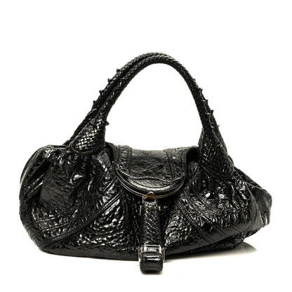 Fendi Nappa Nuvolata Spy Black 1 of 10