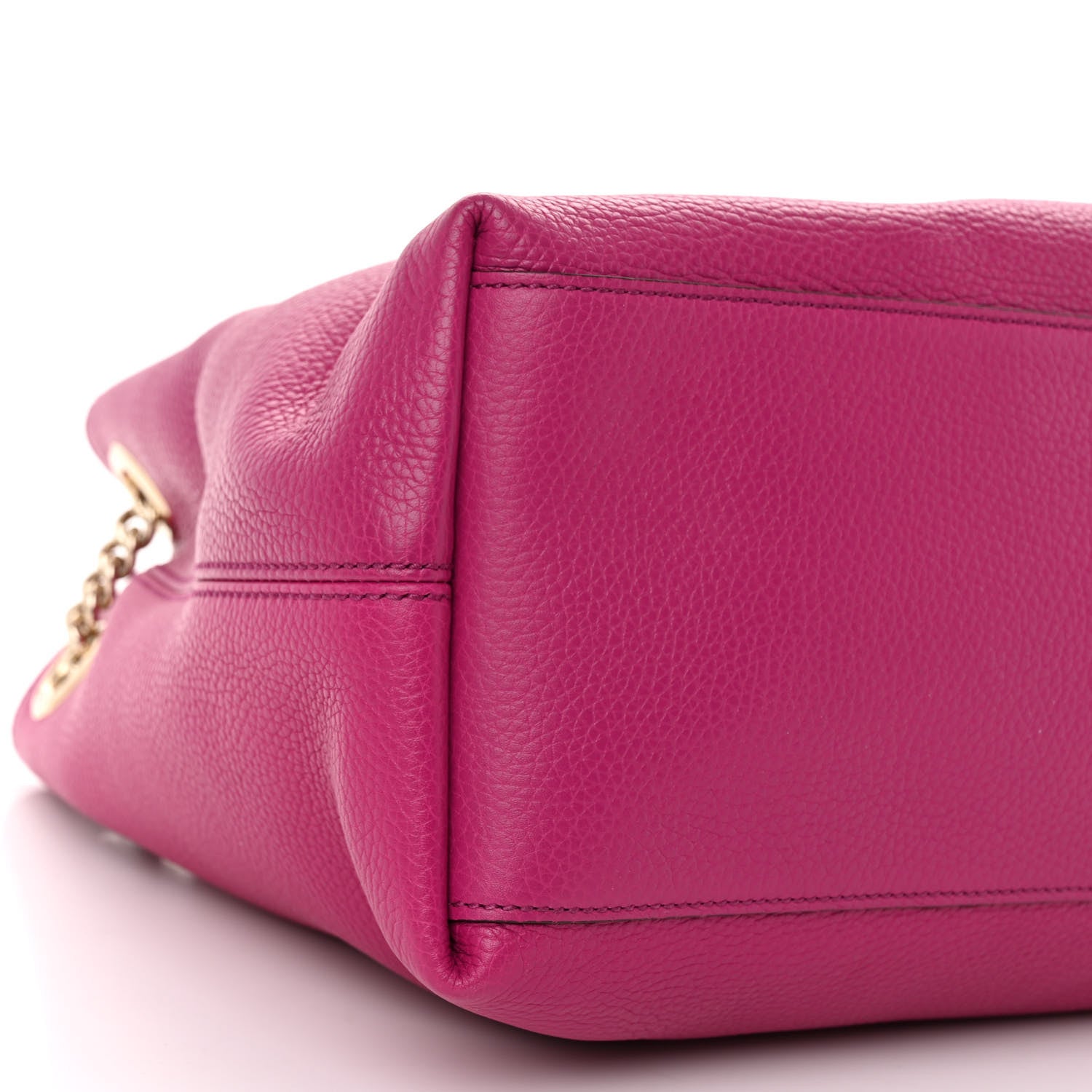 Gucci Cellarius Calfskin Medium Soho Chain Shoulder Bag Bright Bouganville 9 of 10