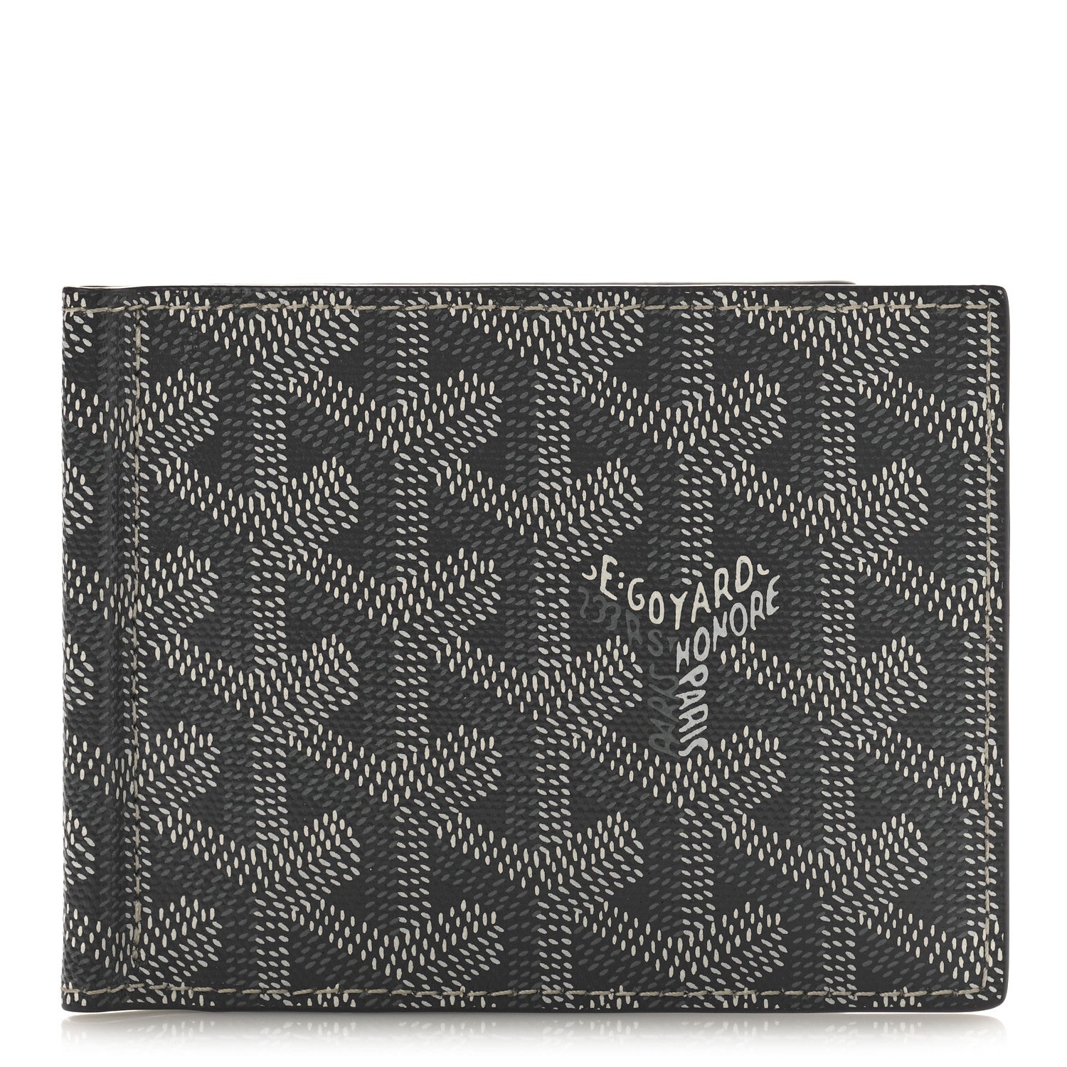 Goyard Goyardine Saint Thomas Bill Fold Wallet Grey 1 of 8