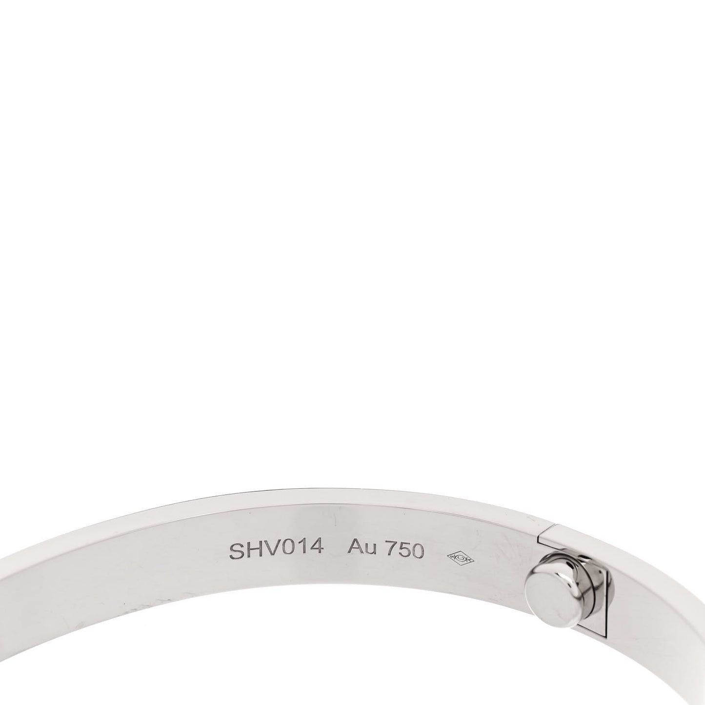 18K White Gold LOVE Bracelet 18