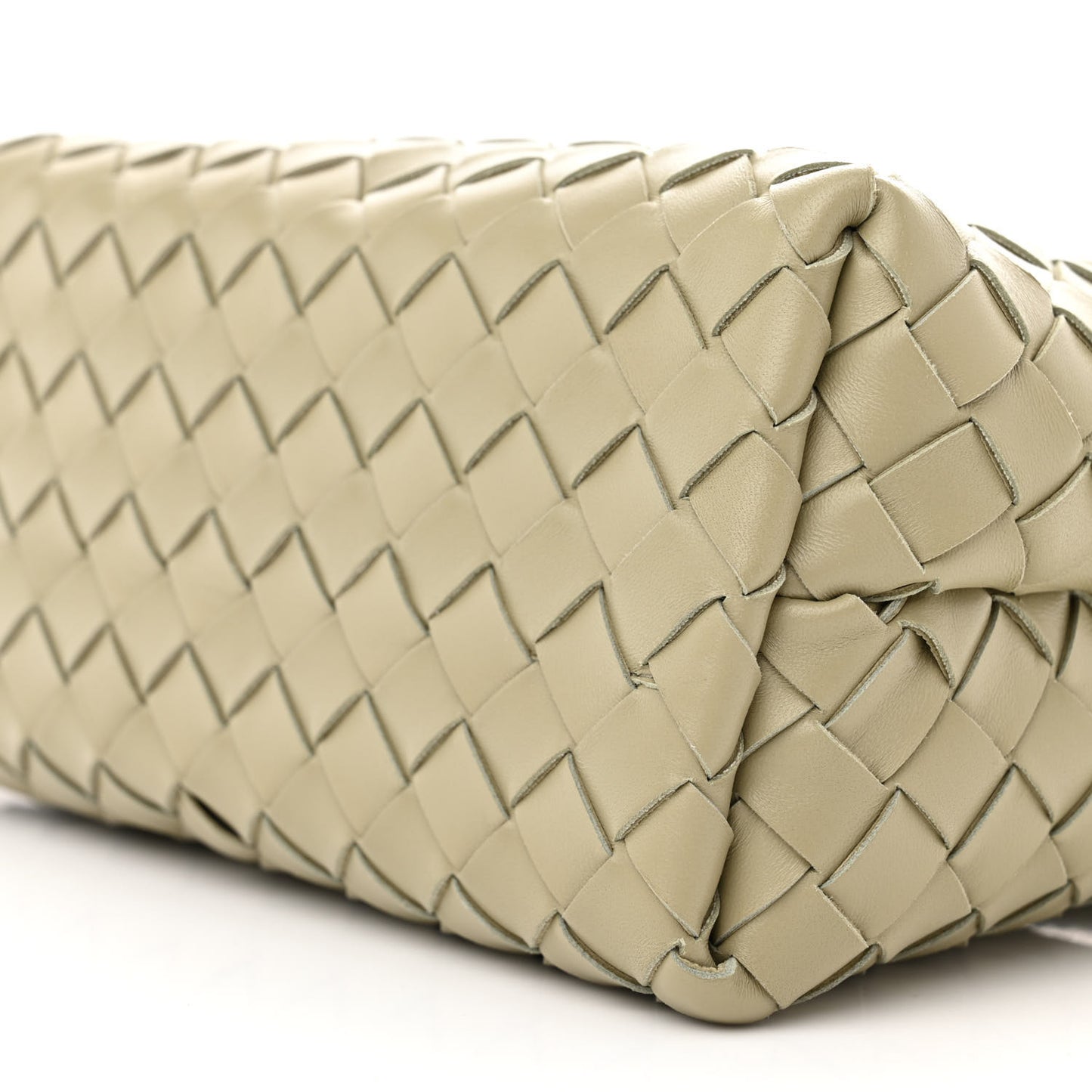 Nappa Intrecciato Small Andiamo Shoulder Bag Travertine