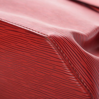 Louis Vuitton Epi Sac D'Epaule Castillan Red 11 of 12