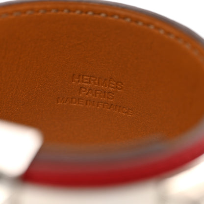 Hermes Epsom Collier De Chien CDC Bracelet S Rouge Casaque 4 of 5