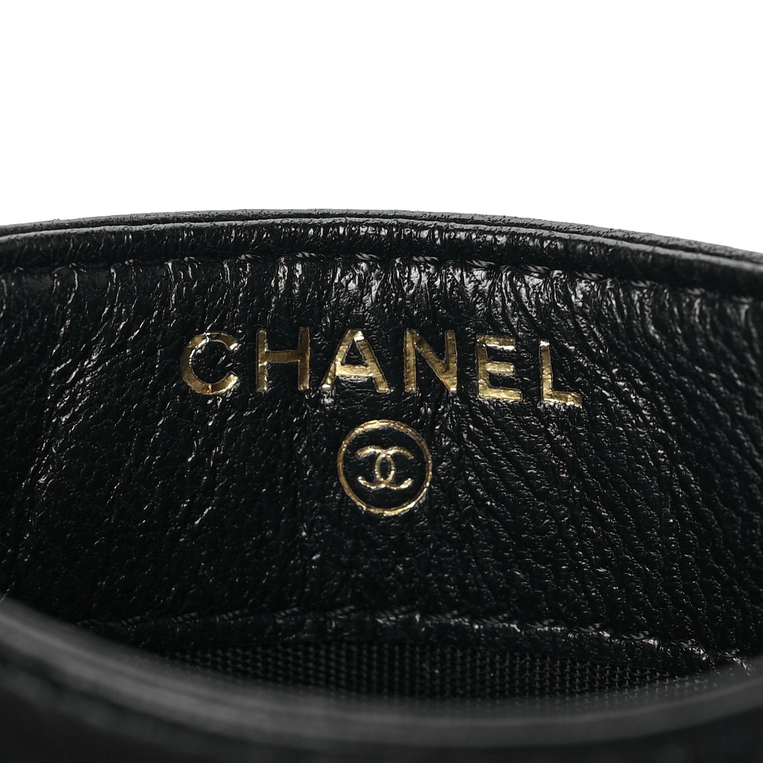 Chanel Lambskin Quilted Camellia Card Holder Black 6 of 8