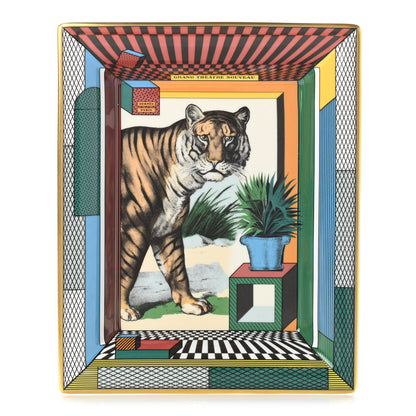 Hermes Porcelain Grand Theatre Nouveau Change Tray 1 of 7