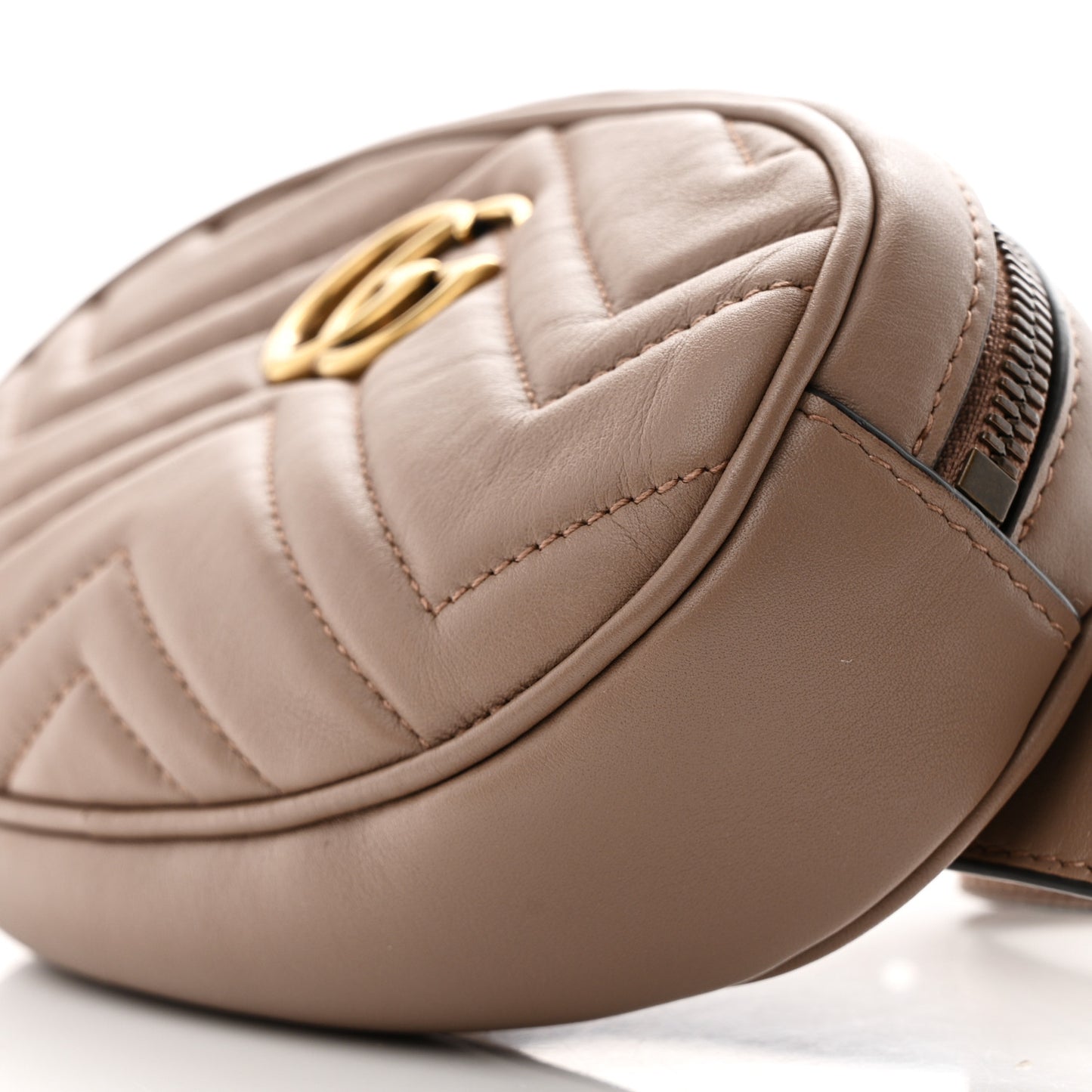 Calfskin Matelasse GG Marmont Belt Bag 75 30 Porcelain Rose