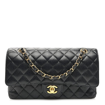 Chanel Caviar Quilted Medium Double Flap Black 1 of 10